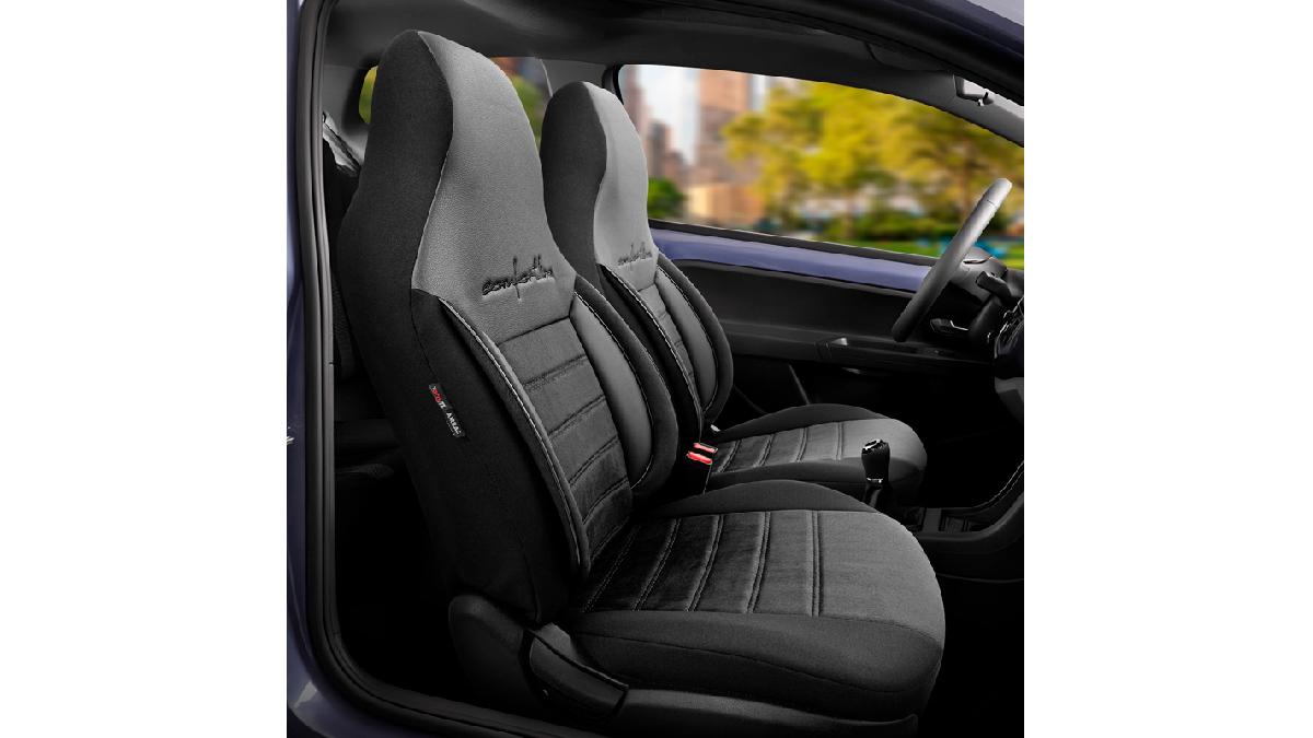 Housse+de+si%C3%A8ges+%27CityBug%27+universel+en+velours%2Ftextile+%27Comfortline%27+Noir%2FGris+-+9-pi%C3%A8ces+-+adapt%C3%A9+aux+Side-Airbags